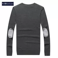 ralph lauren pull coupe cintree long sleeves gray